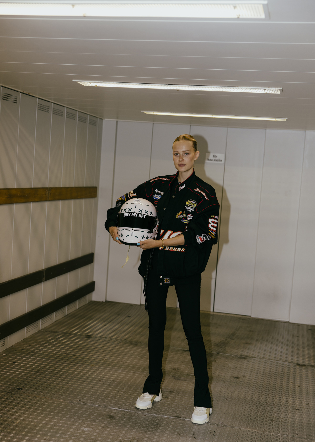 Rennfahrerin Laura Marie Geissler fotografiert für Business Punk in München von Amelie Niederbuchner 
