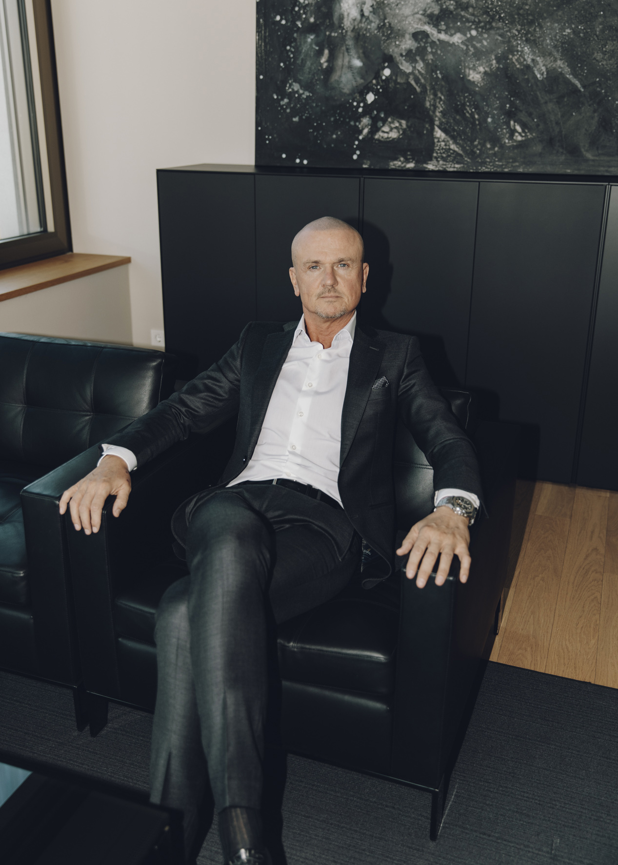 Thomas Oliver Müller und Dr. Sven Neubauer, Vorstände der deutschen Finance Group, fotografiert für Capital Magazin 